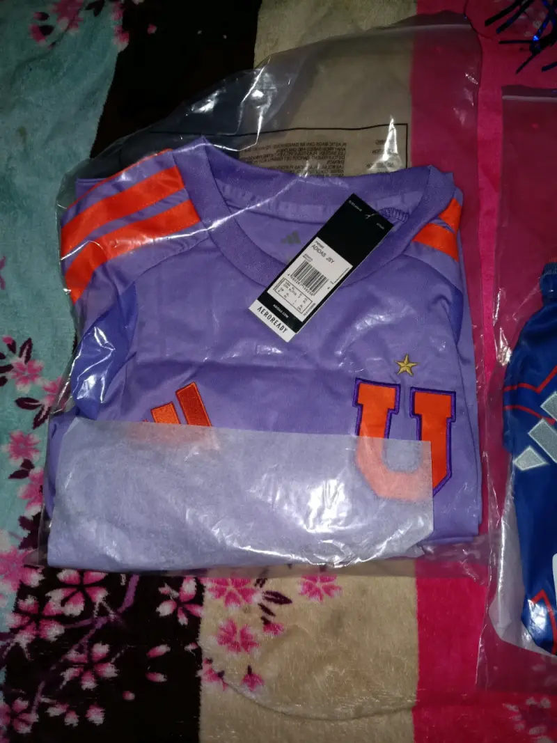 Camiseta fútbol azul Adidas - 2