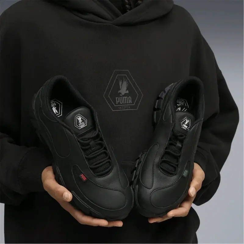 Zapatillas negras deportivas Puma Black x skepta - 5