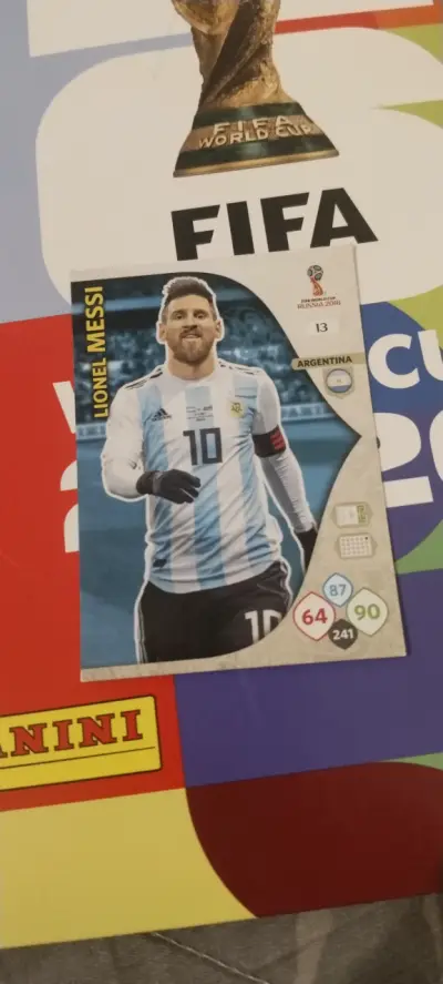 Lámina coleccionable Panini Messi - miniatura 1