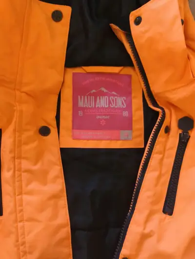 Parka naranja con capucha - miniatura 2