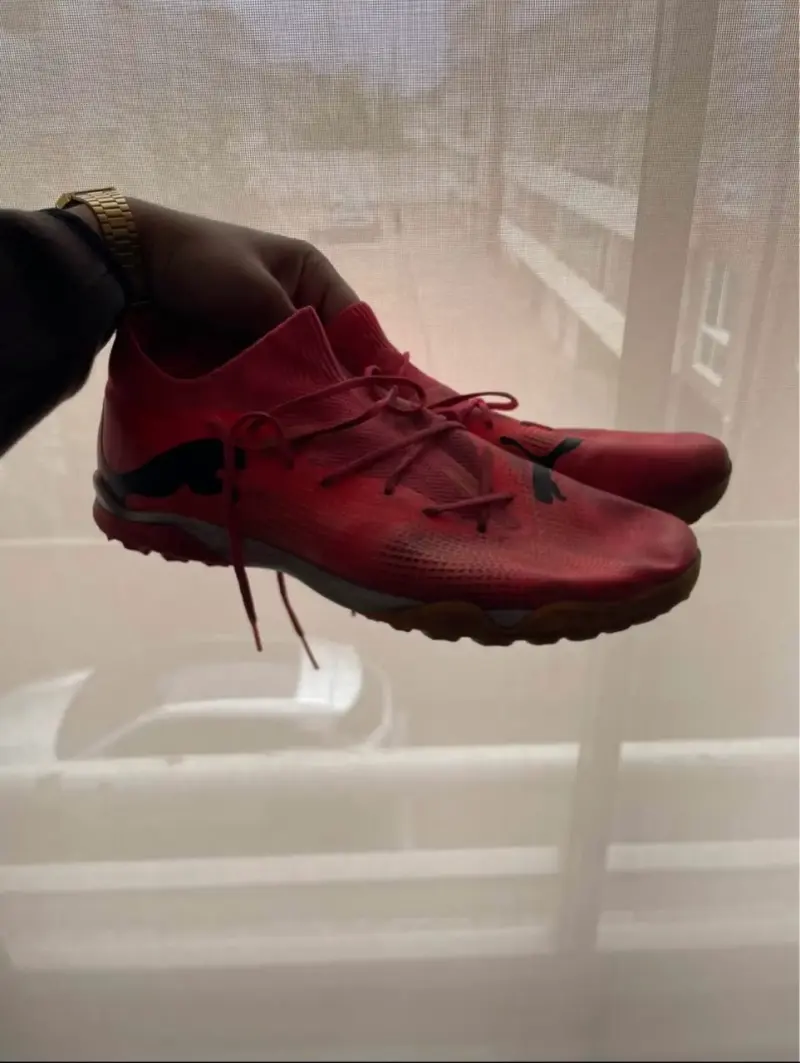 Zapatillas de fútbol rojas Puma - 3