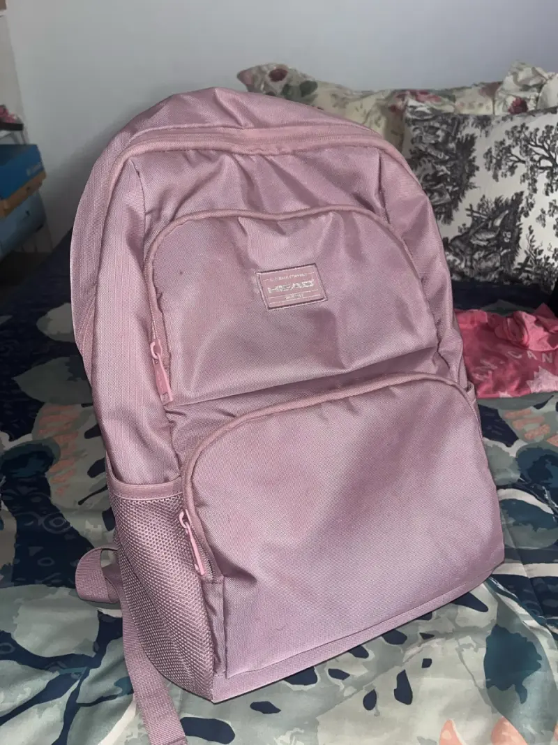 Mochila rosa casual - 1