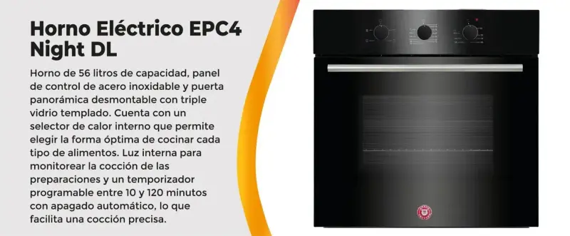 Horno eléctrico empotrable Ursus Trotter - 6