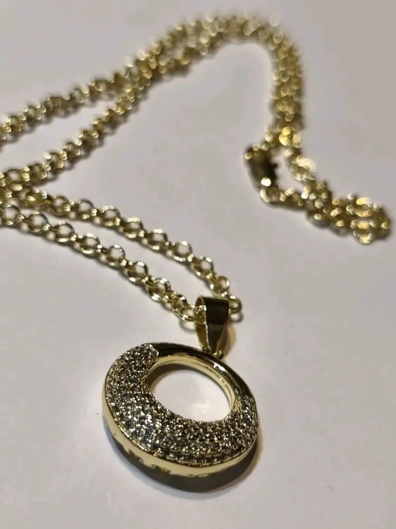 Collar con enchapado de oro 24k - 2