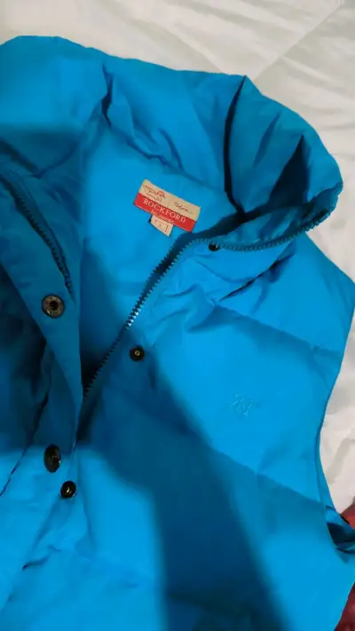 Chaqueta sin mangas azul - miniatura 1
