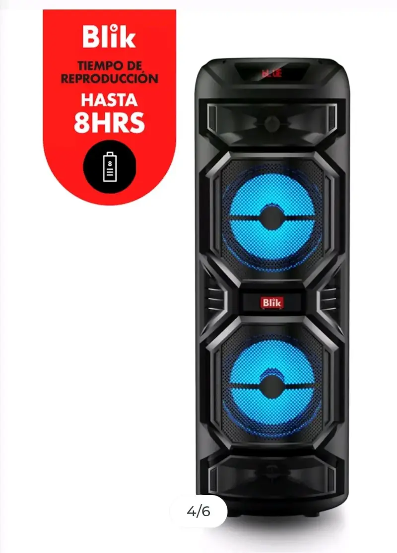 Parlante karaoke Blik Wavemax1 - 2
