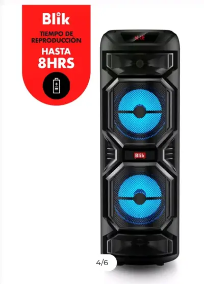 Parlante karaoke Blik Wavemax1 - miniatura 2