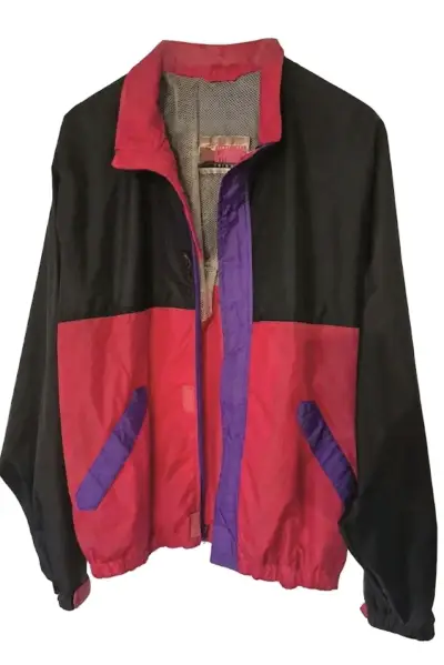 Chaqueta cortaviento multicolor nylon - miniatura 3