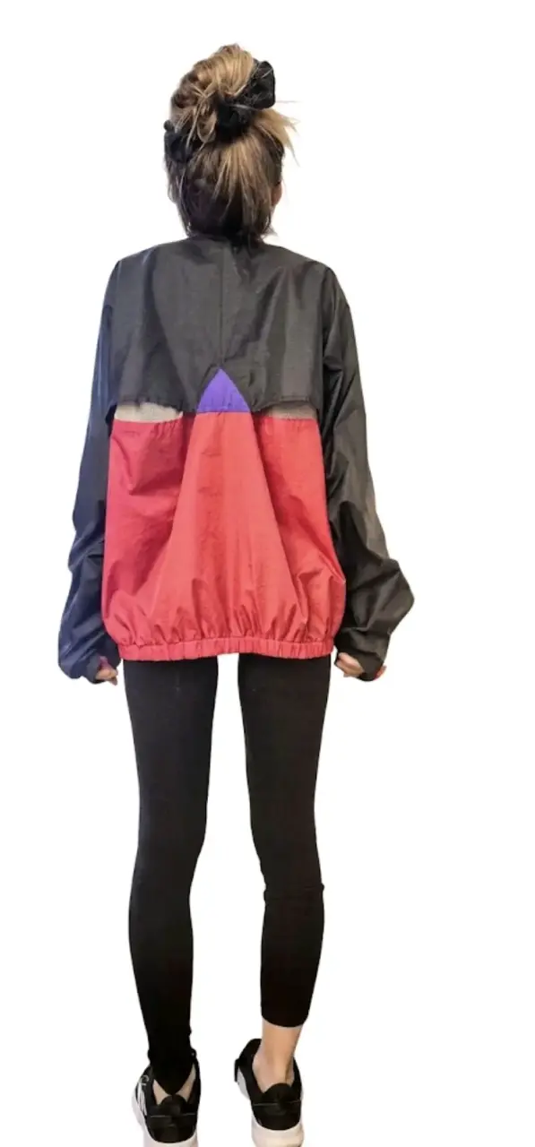 Chaqueta cortaviento multicolor nylon - 5