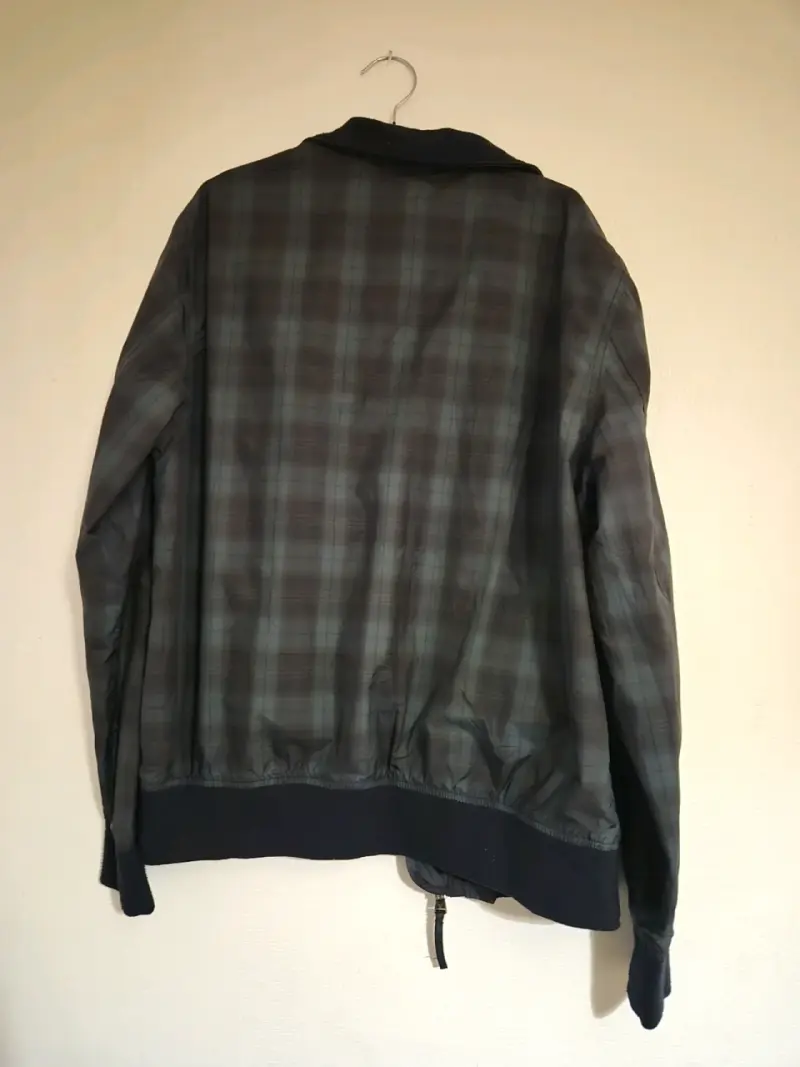 Chaqueta a cuadros gris - 3