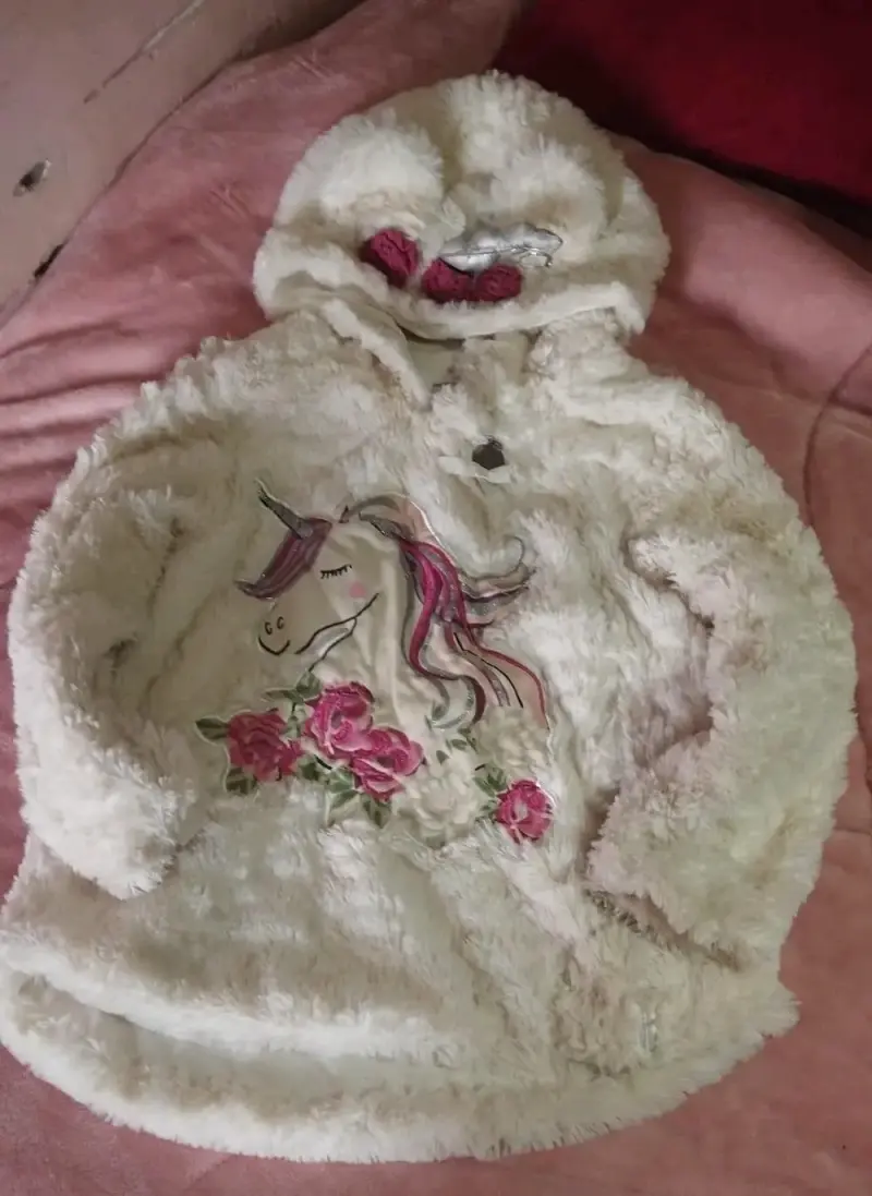 Polerón niño unicornio polar