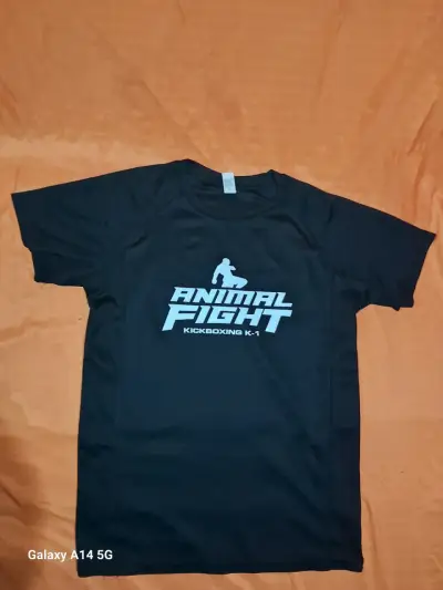 Polera negra Animal Fight - miniatura 1