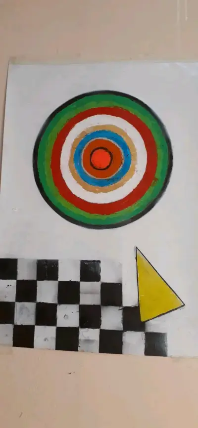 Pintura en papel de 180gr 53x37.5 cm - miniatura 1