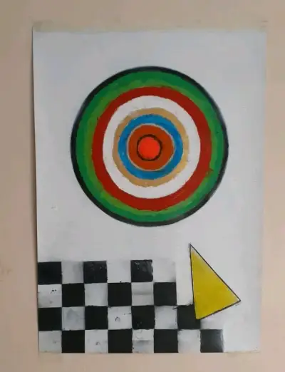 Pintura en papel de 180gr 53x37.5 cm - miniatura 2