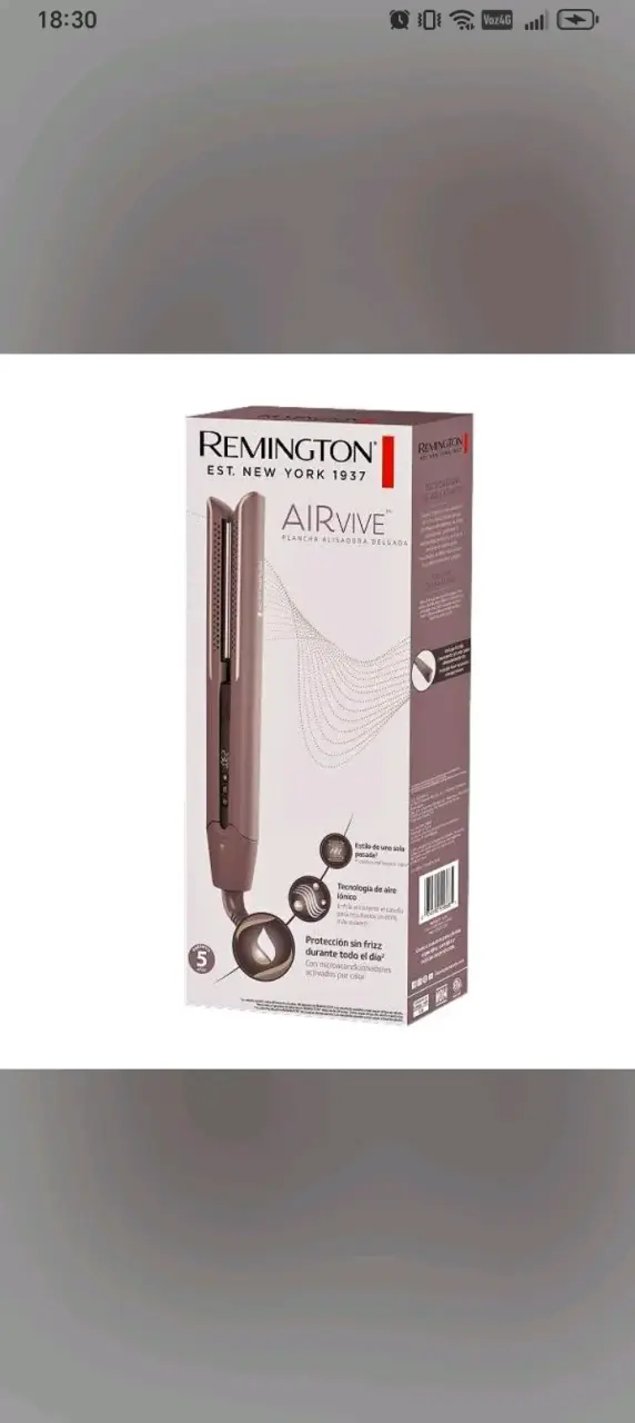 Plancha alisadora Remington Airvive - 1