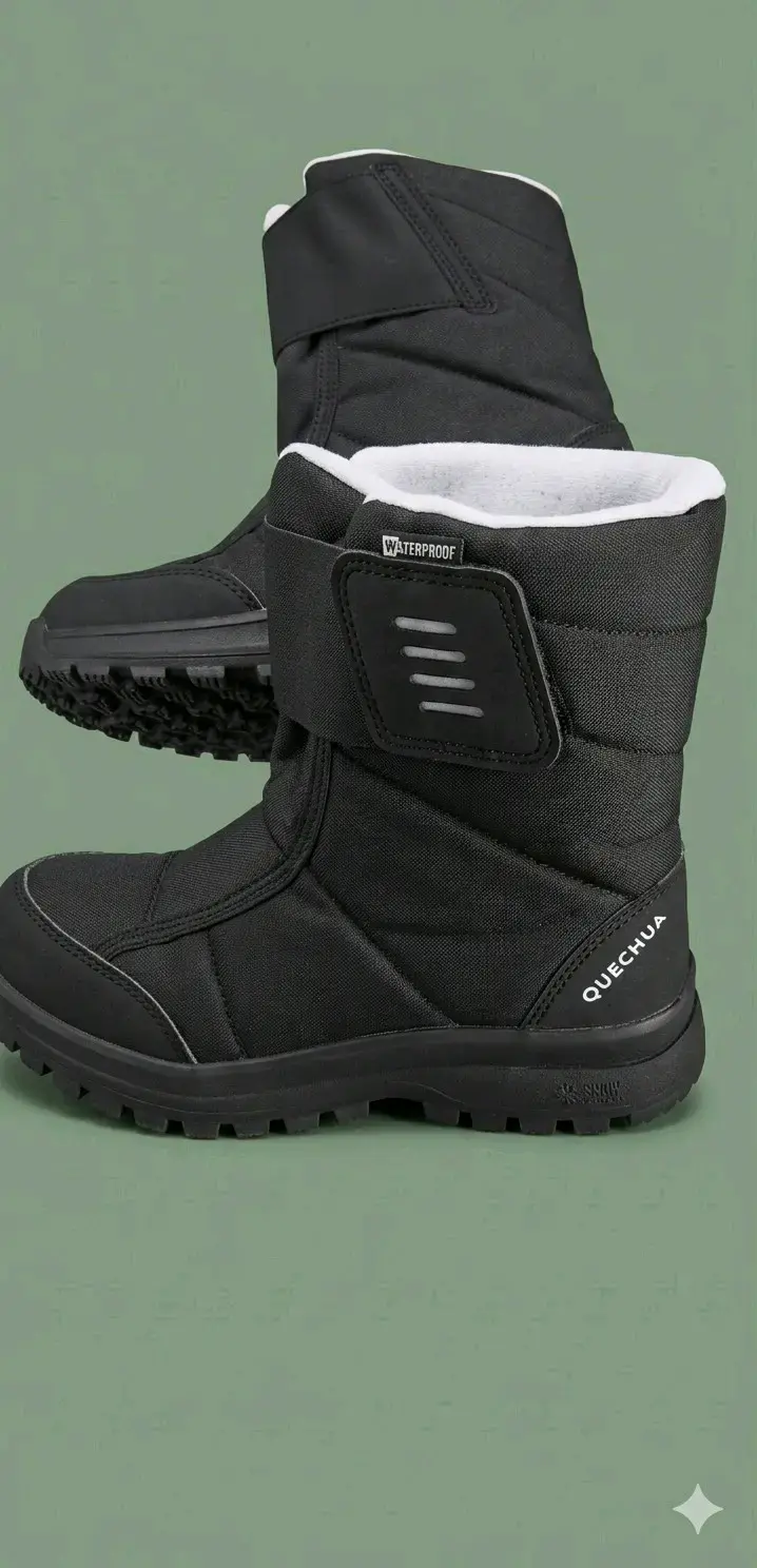 Botas negras impermeables Quechua