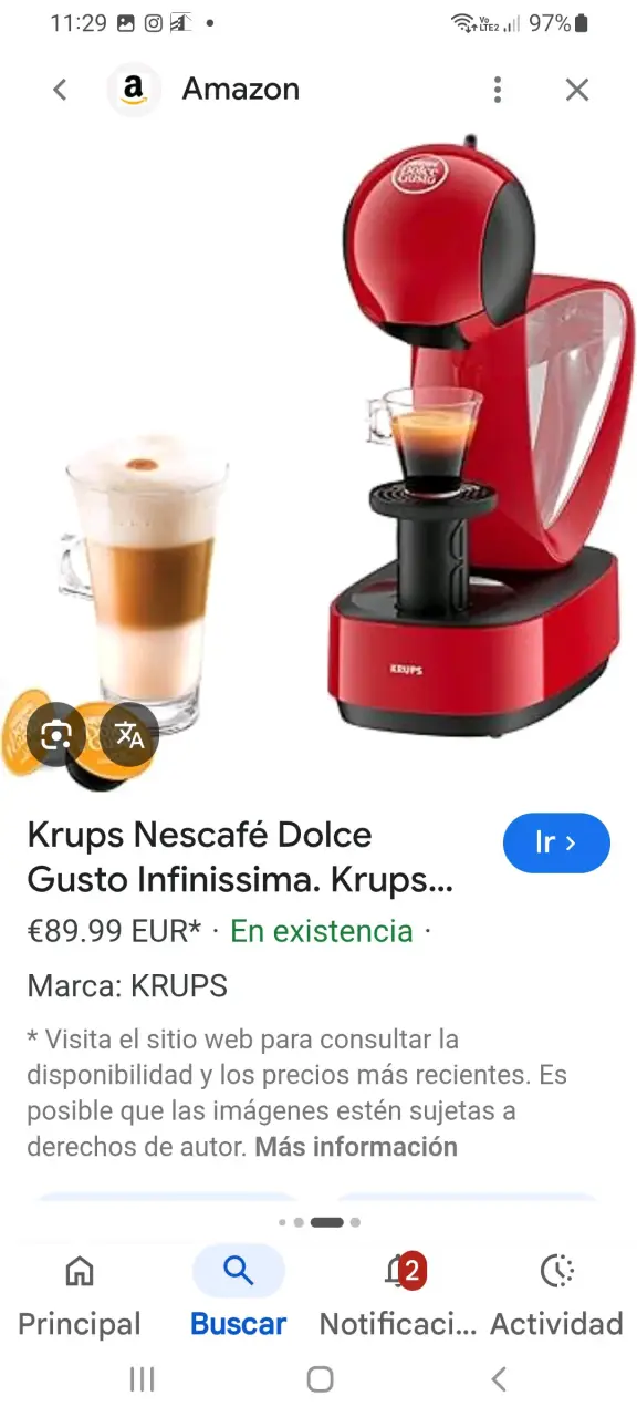 Cafetera Krups Nescafé Dolce Gusto - 1