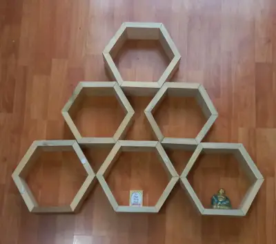 hexagonales de madera - miniatura 5