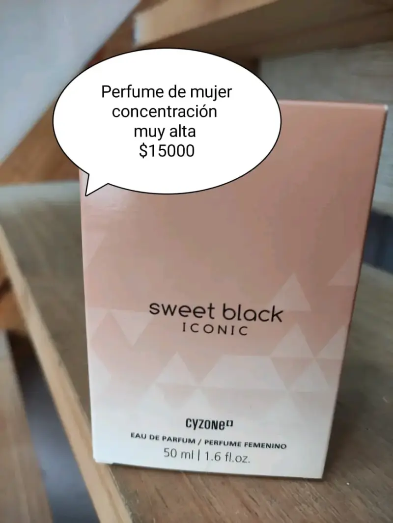 Perfume mujer Sweet Black 50ml