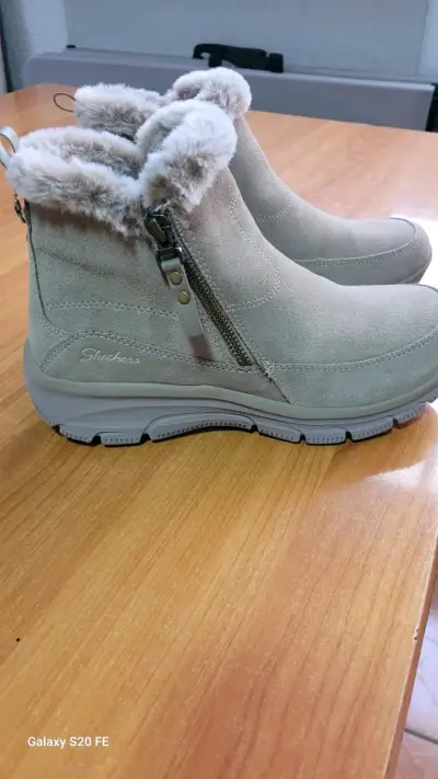 Botines de invierno beige - miniatura 1