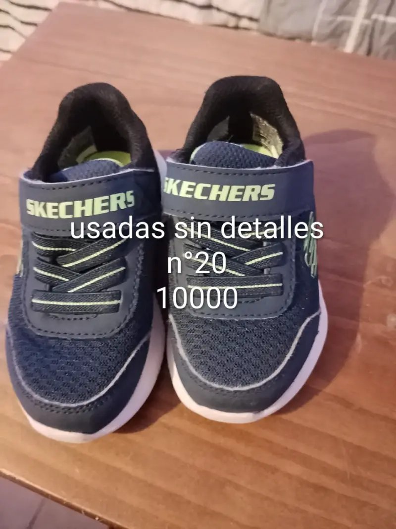 Zapatillas Skechers azul talla 20 - 1