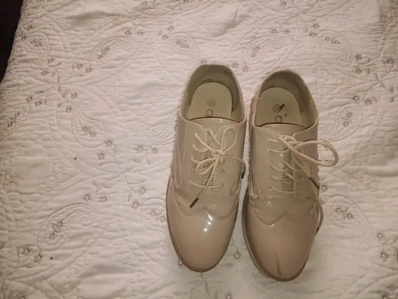 Zapatos beige con plataforma - 2