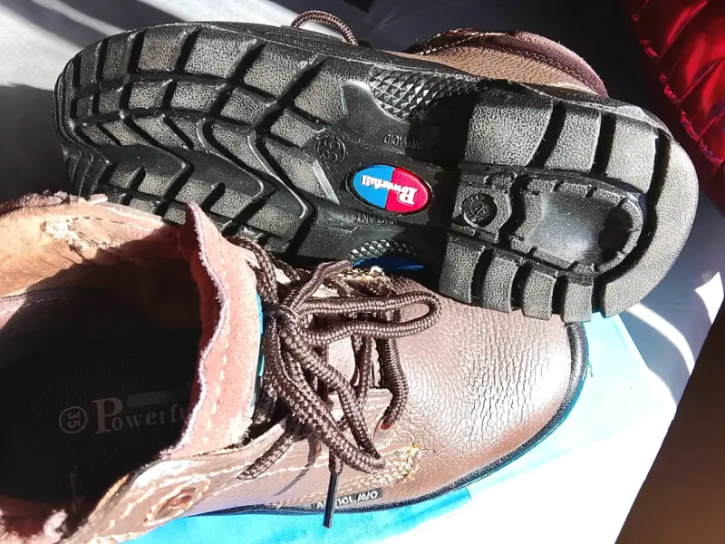 Zapatos de seguridad de cuero marrón - 2