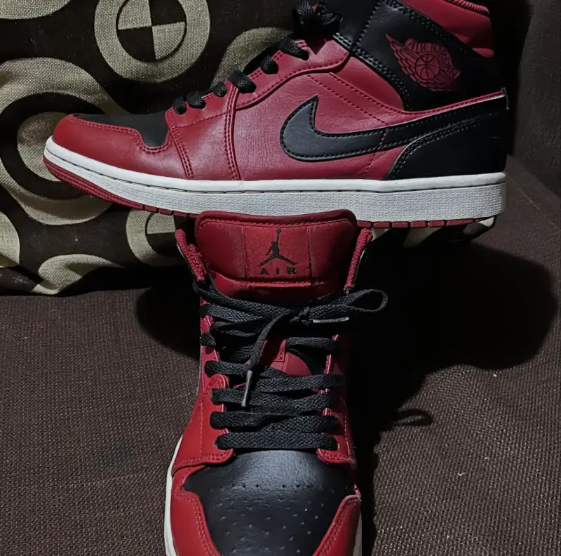 Zapatillas Air Jordan retro 1 mid reverse bred - 1