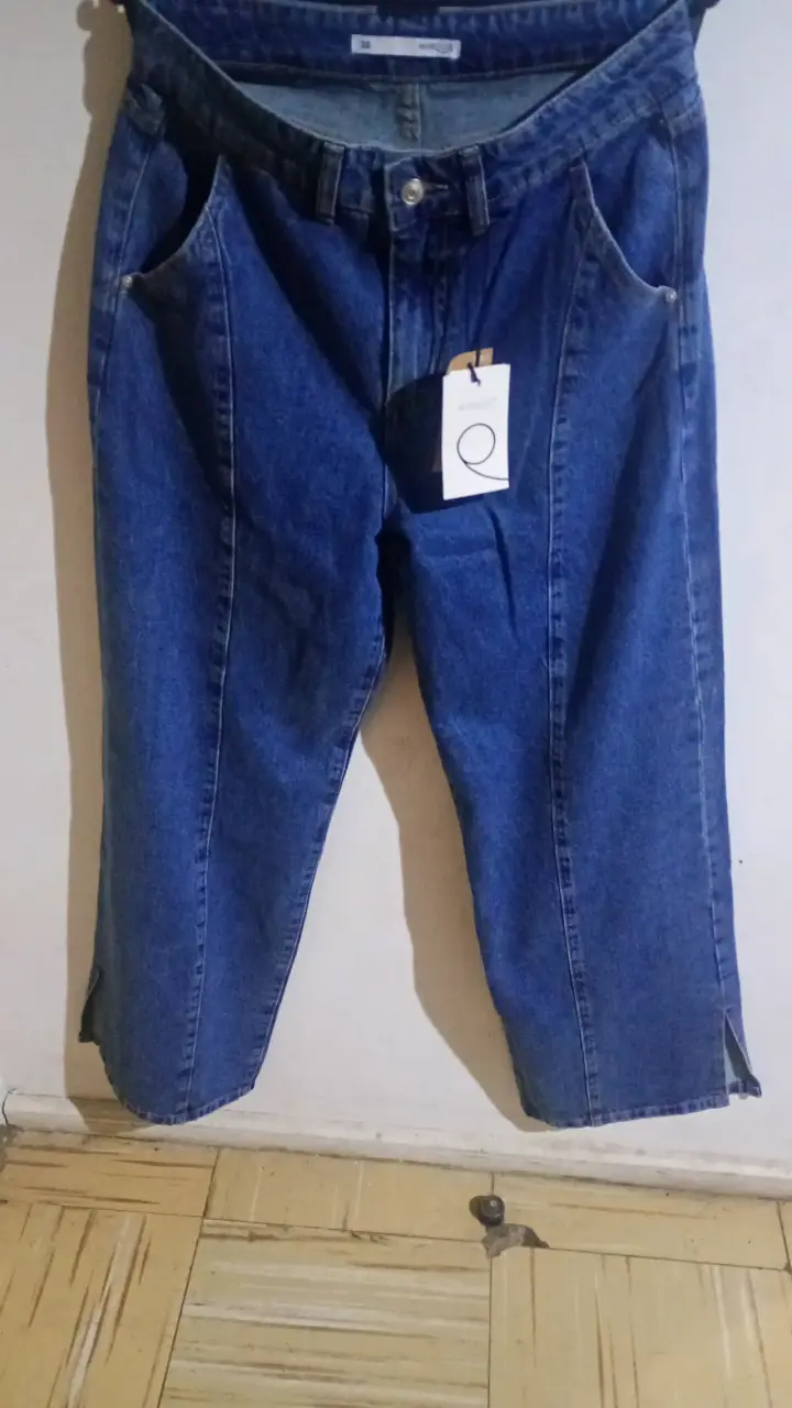 Jeans negros con brillantes - 4