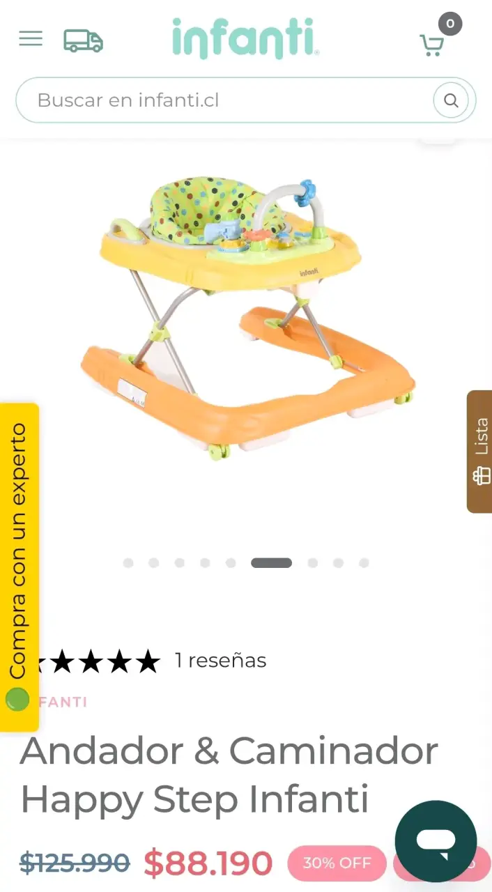 Andador & Caminador Happy Step Infanti - 3