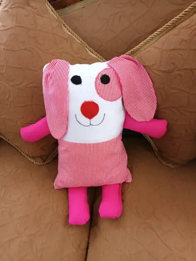 Muñeca navideña de tela - miniatura 3
