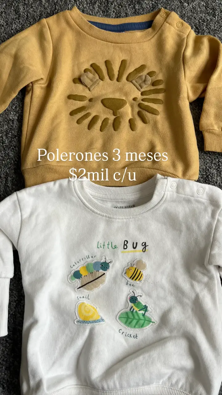 Polerones bebé estampados y Adidas - 3