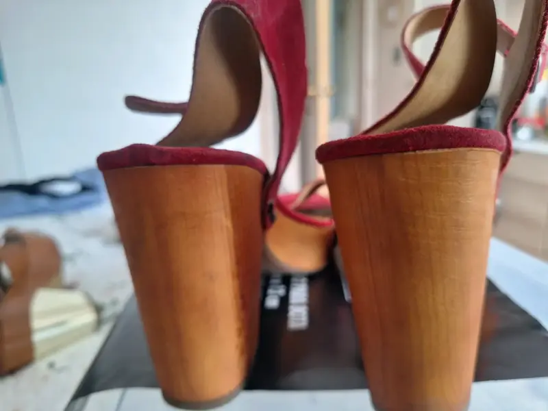 Sandalias plataforma rojas - 3