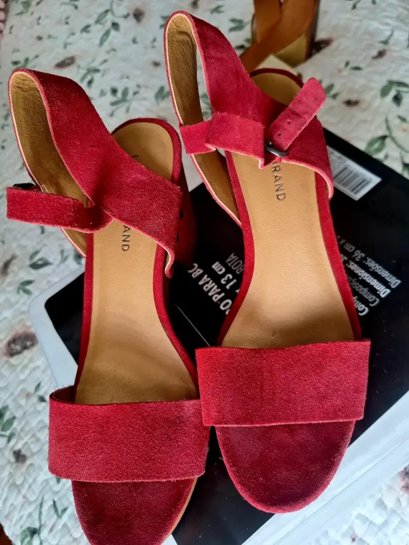 Sandalias plataforma rojas - 6