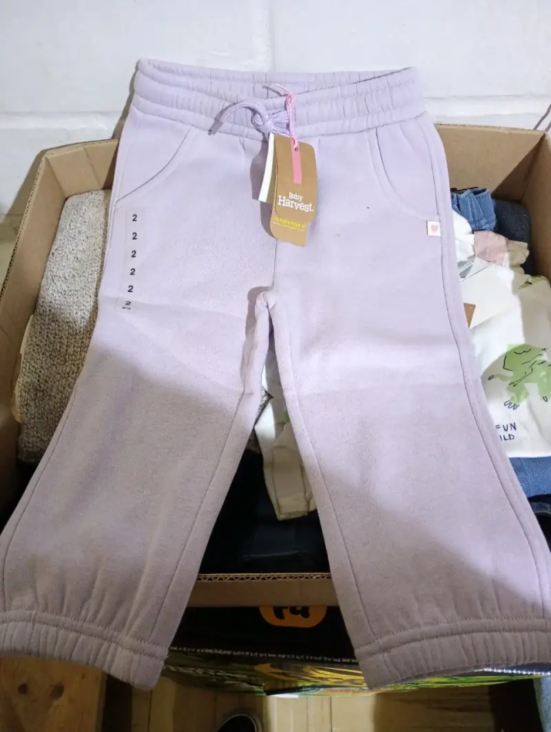 Pantalones de mezclilla con lazo niña - 5