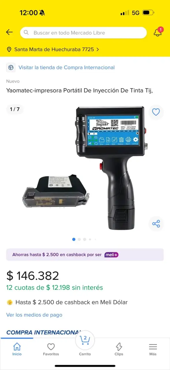 Impresora portátil de inyección de tinta - 4