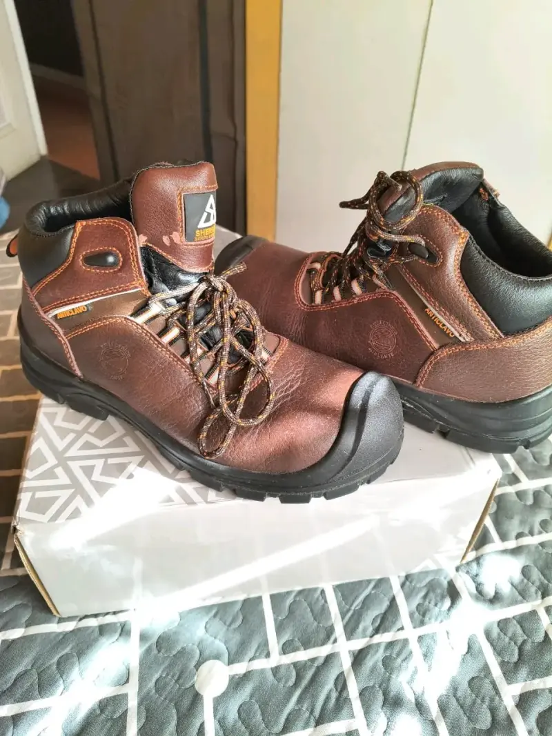 Botas de trabajo marrones Anticamo - 3