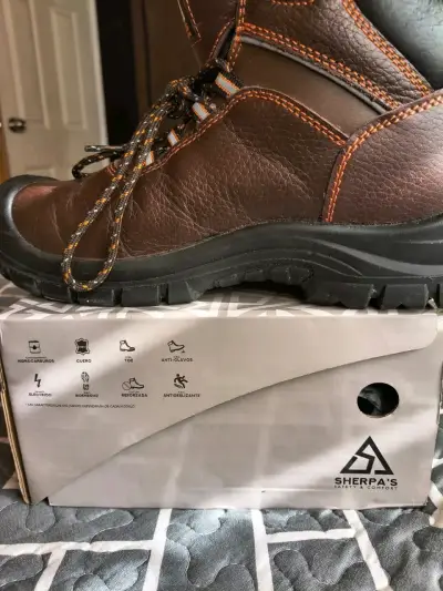 Botas de trabajo marrones Anticamo - miniatura 4