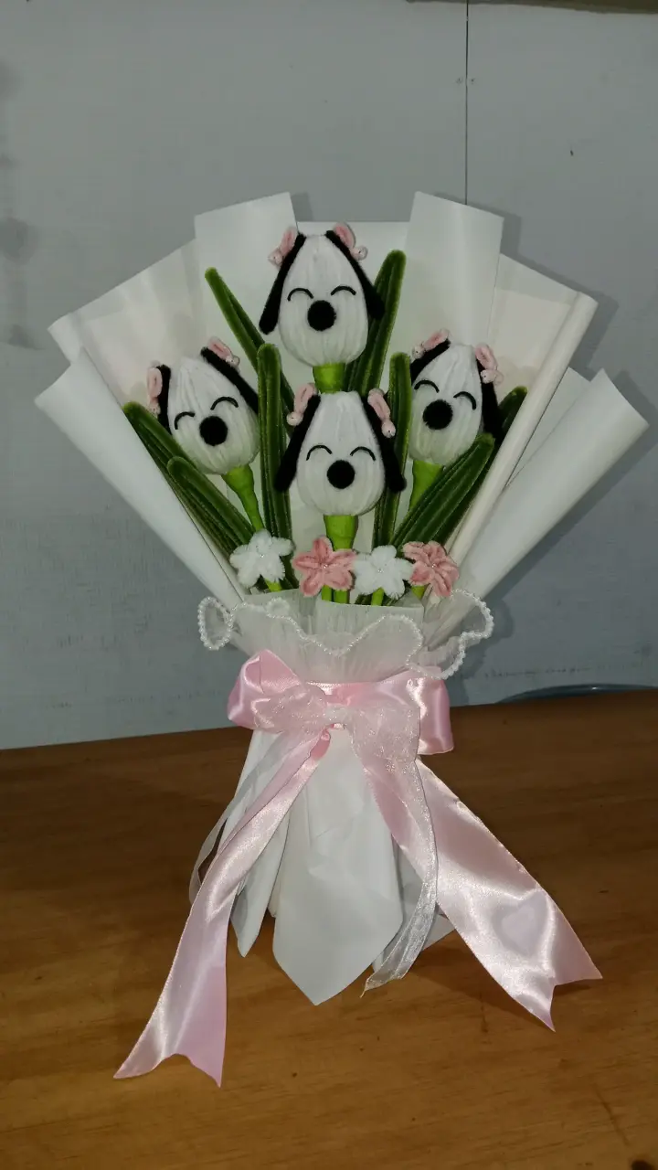 Ramo eterno tulipanes Snoopy - 1