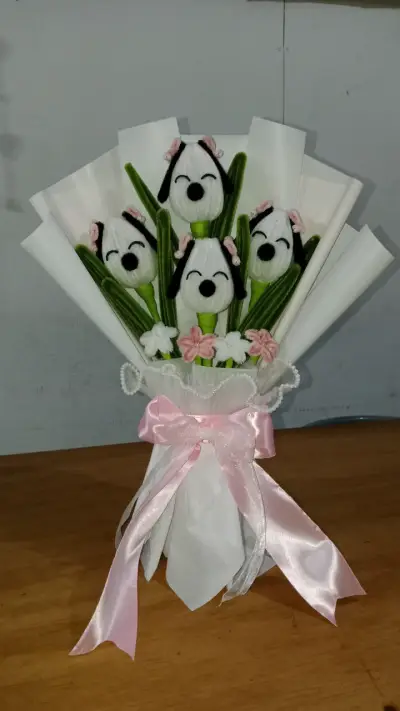 Ramo eterno tulipanes Snoopy - miniatura 1