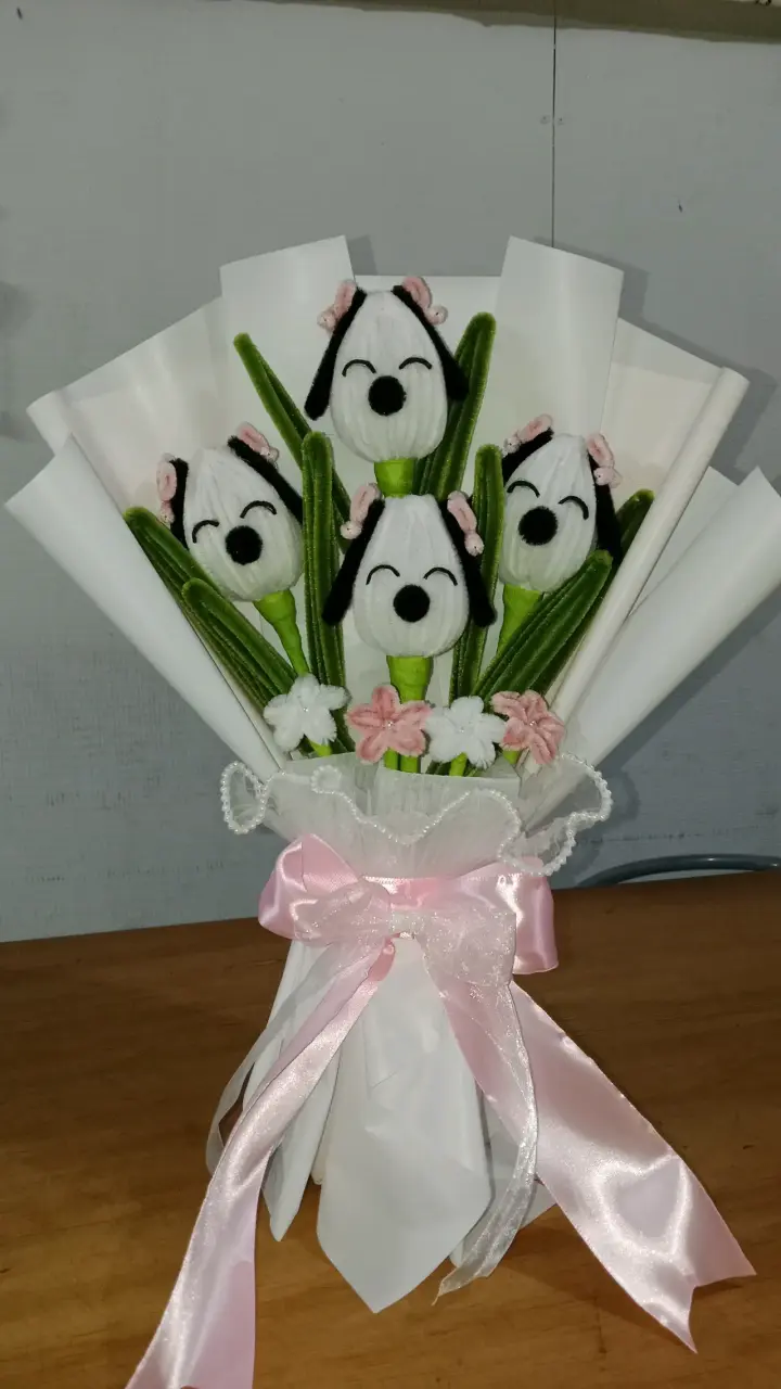 Ramo eterno tulipanes Snoopy - 2