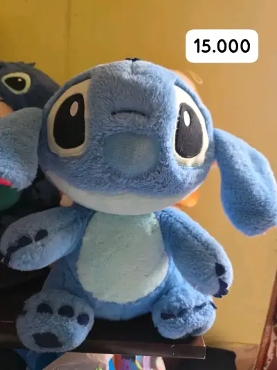 Peluche azul semi grande - miniatura 1