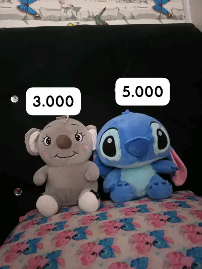 Peluche azul semi grande - miniatura 3