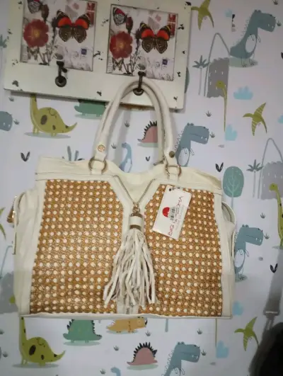 Bolso de mano estilo boho - miniatura 1