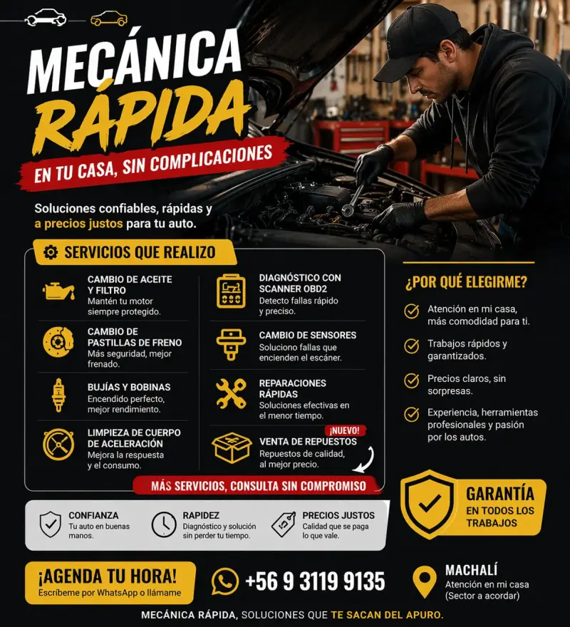 Servicios de mecánica rápida