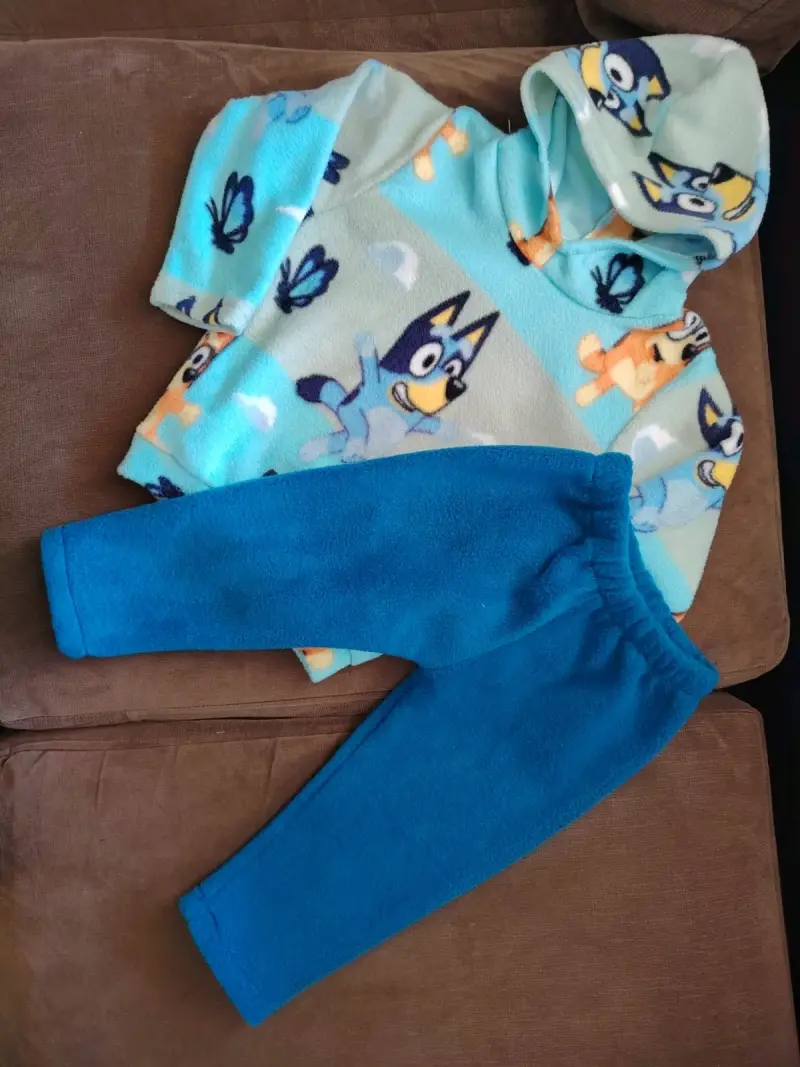Conjunto polar infantil estampado nuevo - 1