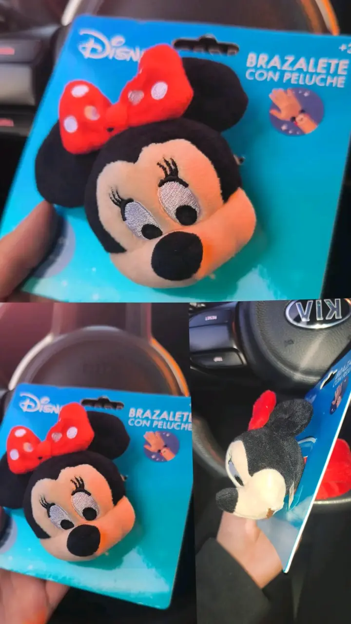 Brazalete con peluche Minnie Mouse