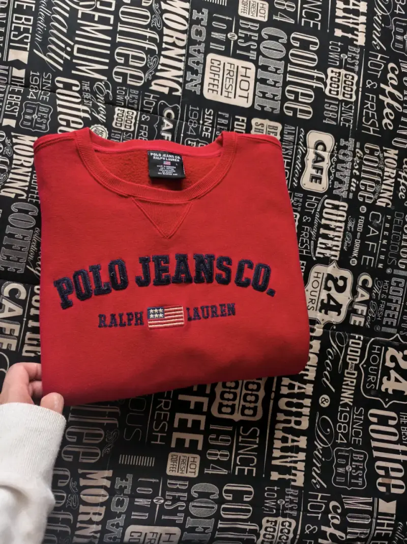 Polerón rojo Polo Jeans Co. - 4
