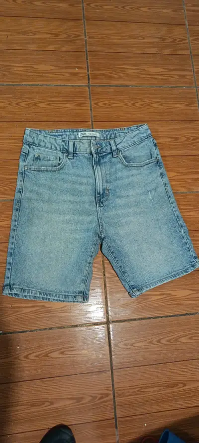 Shorts de mezclilla Zara - miniatura 1
