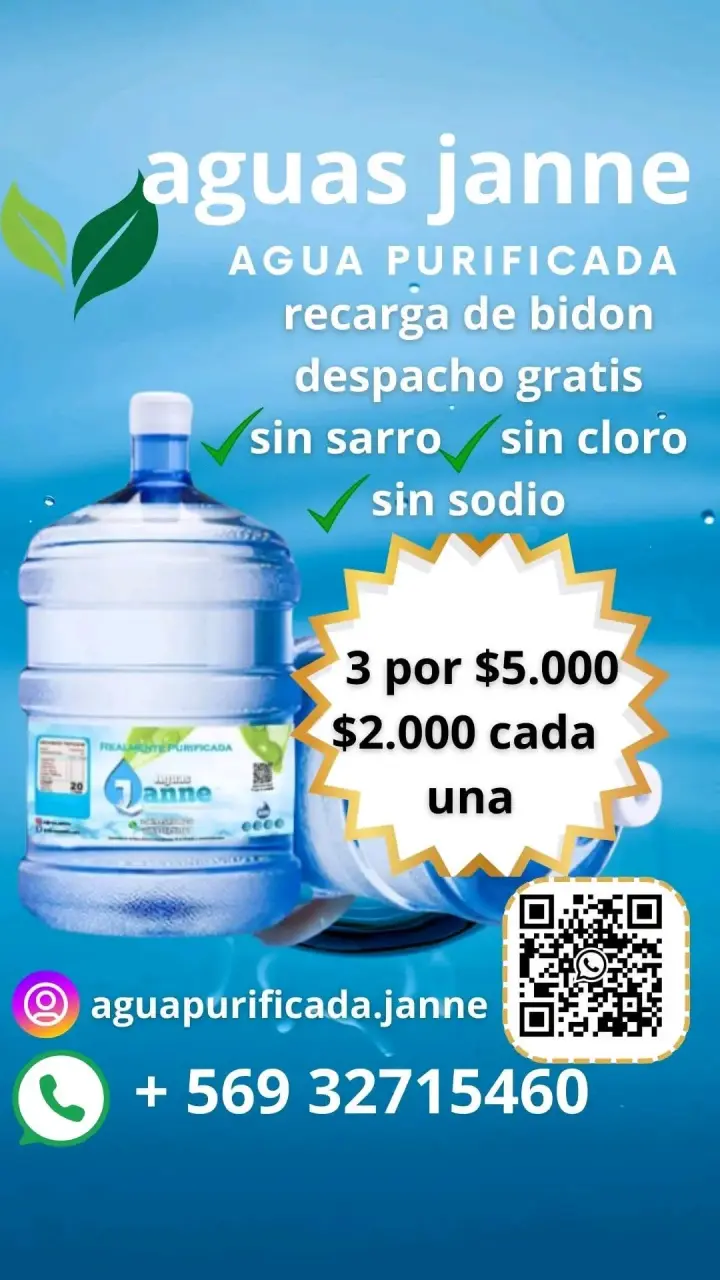 agua purificada 20L